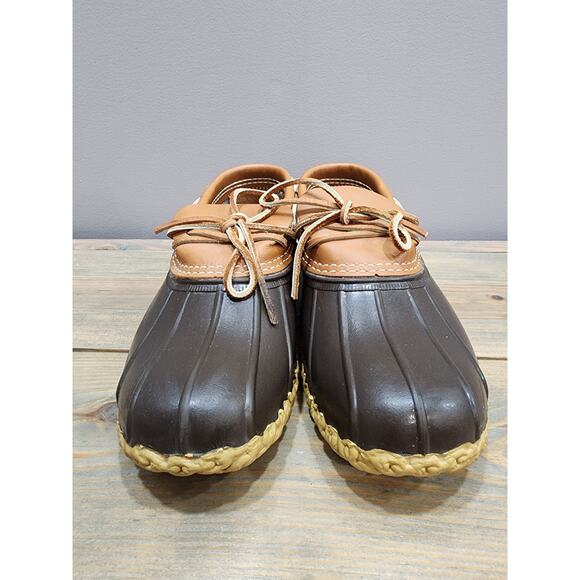 L.L. Bean Women's Maine Hunting Ankle Low Duck Boots Shoes Brown Size 9 - Picture 2 of 10